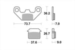 BREMBO SERIE ORO(ブレンボ セリエオロ) | セリエオロ ブレーキパッド CC | 07099CC
