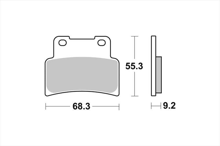 BREMBO SERIE ORO(ブレンボ セリエオロ) | セリエオロ ブレーキパッド CC | 07100CC