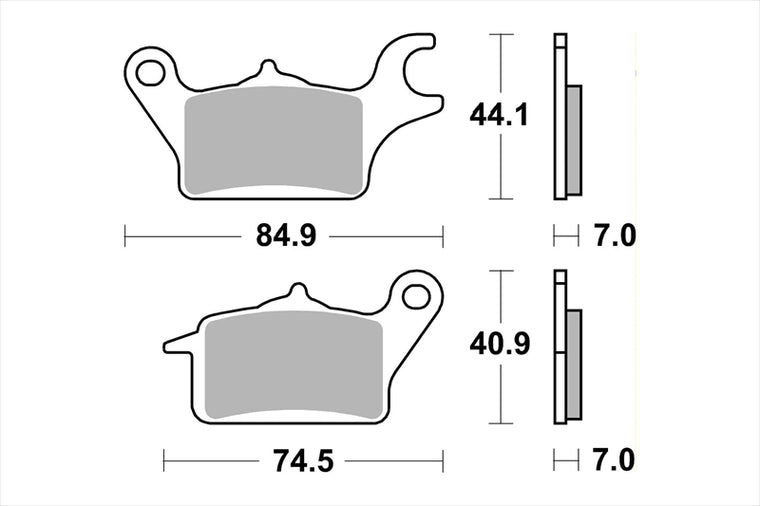 BREMBO SERIE ORO(ブレンボ セリエオロ)｜セリエオロ ブレーキパッド CC｜07102CC