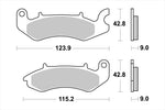 BREMBO SERIE ORO(ブレンボ セリエオロ) | セリエオロ ブレーキパッド CC | 07117CC