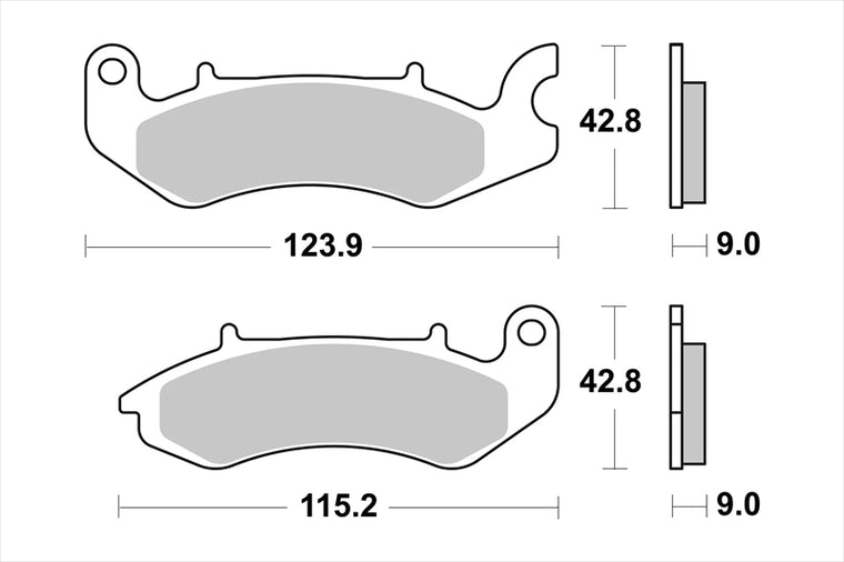 BREMBO SERIE ORO(ブレンボ セリエオロ) | セリエオロ ブレーキパッド CC | 07117CC