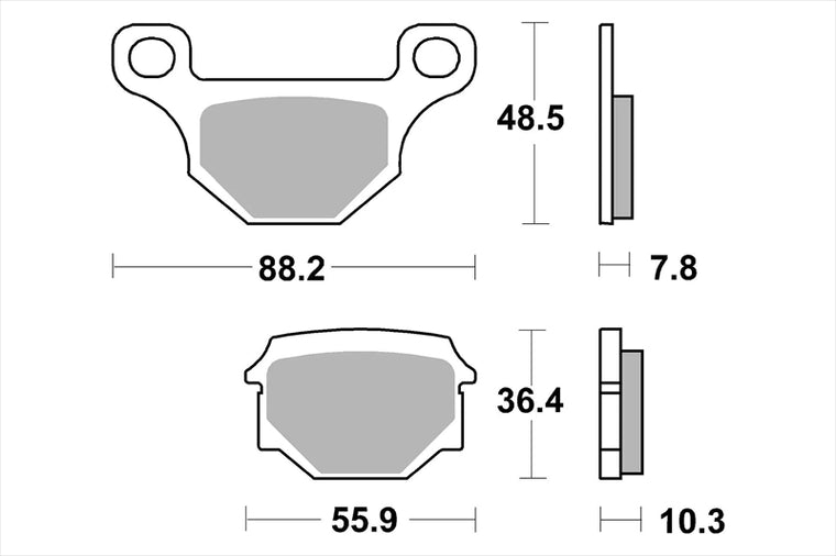 BREMBO SERIE ORO(ブレンボ セリエオロ) | セリエオロ ブレーキパッド CC | 07GR09CC