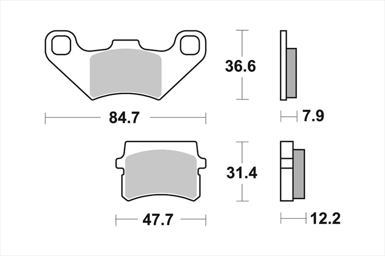 BREMBO SERIE ORO(ブレンボ セリエオロ) | セリエオロ ブレーキパッド CC | 07GR11CC