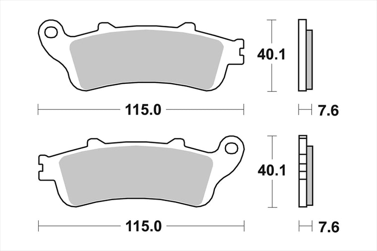 BREMBO SERIE ORO(ブレンボ セリエオロ) | セリエオロ ブレーキパッド CC | 07HO44CC