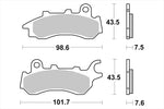 BREMBO SERIE ORO(ブレンボ セリエオロ) | セリエオロ ブレーキパッド CC | 07HO64CC