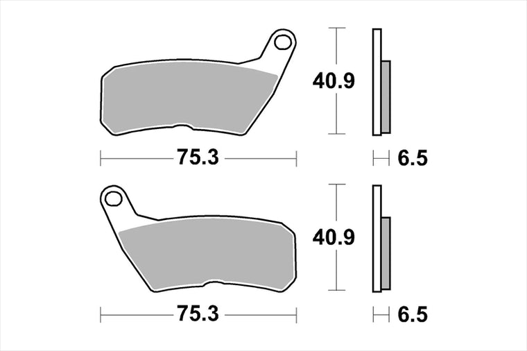 BREMBO SERIE ORO(ブレンボ セリエオロ) | セリエオロ ブレーキパッド CC | 07HO71CC