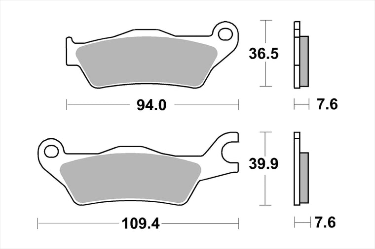 BREMBO SERIE ORO(ブレンボ セリエオロ) | セリエオロ ブレーキパッド CC | 07SU33CC