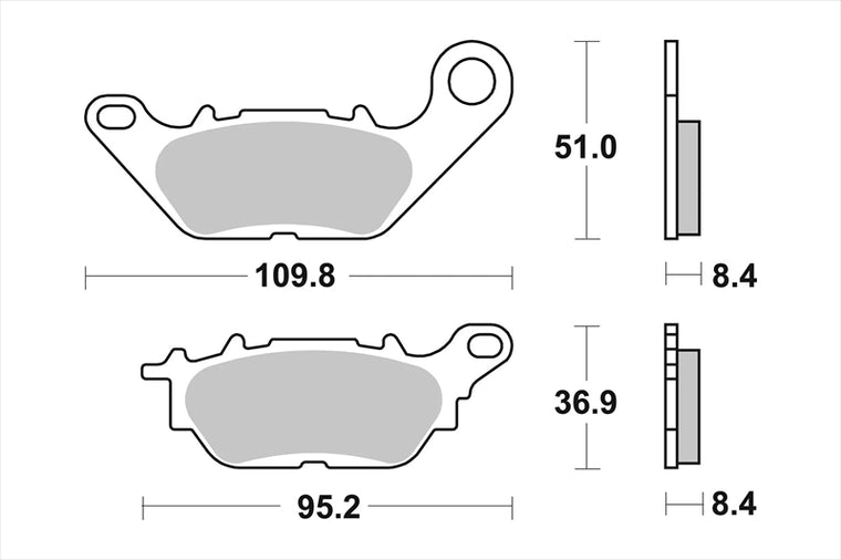 BREMBO SERIE ORO(ブレンボ セリエオロ) | セリエオロ ブレーキパッド CC | 07YA28CC