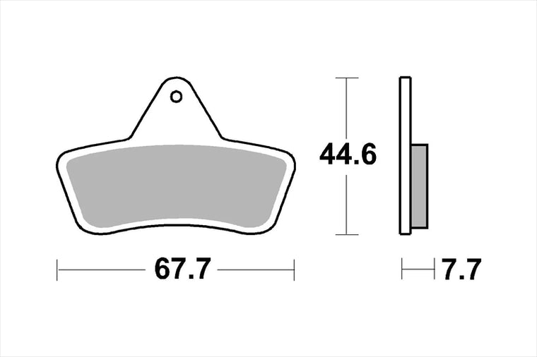BREMBO SERIE ORO(ブレンボ セリエオロ) | セリエオロ ブレーキパッド SX | 07GR54SX