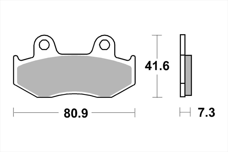 BREMBO SERIE ORO(ブレンボ セリエオロ) | セリエオロ ブレーキパッド SX | 07HO15SX