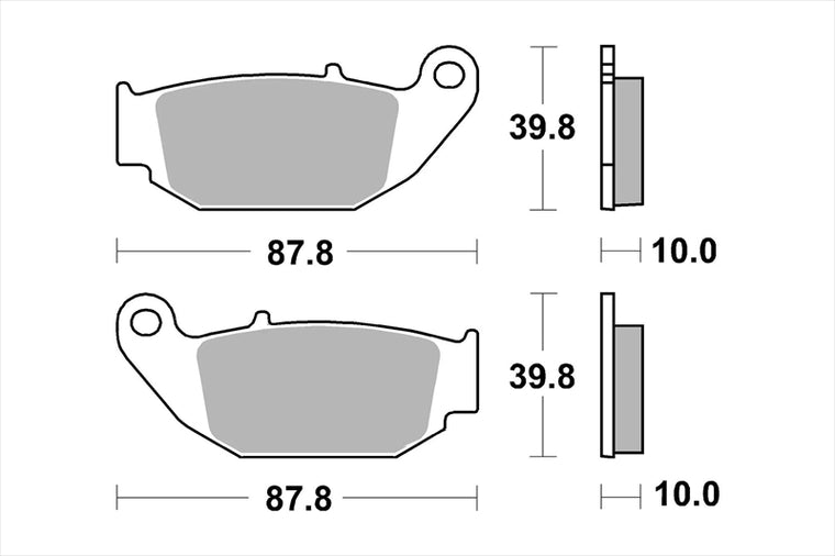 BREMBO SERIE ORO(ブレンボ セリエオロ)｜セリエオロ ブレーキパッド SX｜07HO61SX