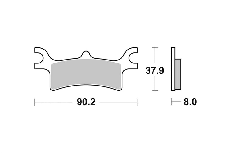 BREMBO SERIE ORO(ブレンボ セリエオロ) | セリエオロ ブレーキパッド SX | 07PO06SX
