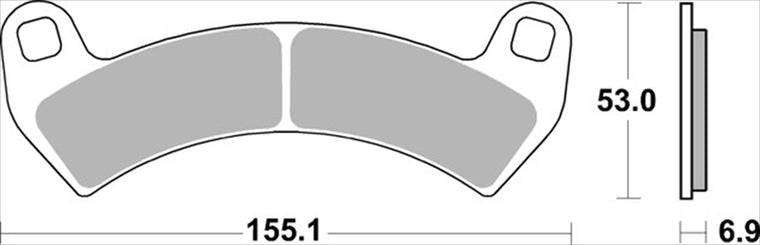 BREMBO SERIE ORO(ブレンボ セリエオロ) | セリエオロ ブレーキパッド SX | 07PO14SX
