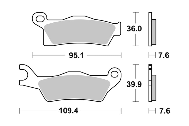 BREMBO SERIE ORO(ブレンボ セリエオロ) | セリエオロ ブレーキパッド SD | 07GR26SD