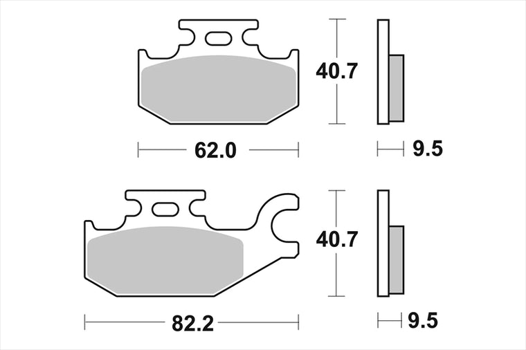 BREMBO SERIE ORO(ブレンボ セリエオロ) | セリエオロ ブレーキパッド SD | 07GR49SD
