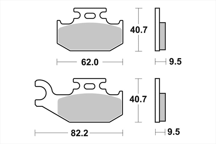 BREMBO SERIE ORO(ブレンボ セリエオロ) | セリエオロ ブレーキパッド SD | 07GR50SD