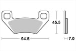 BREMBO SERIE ORO(ブレンボ セリエオロ) | セリエオロ ブレーキパッド SD | 07GR53SD