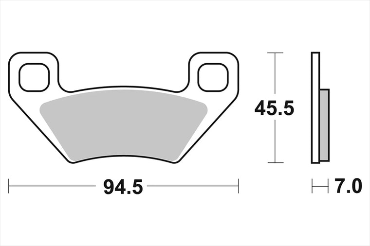 BREMBO SERIE ORO(ブレンボ セリエオロ) | セリエオロ ブレーキパッド SD | 07GR53SD