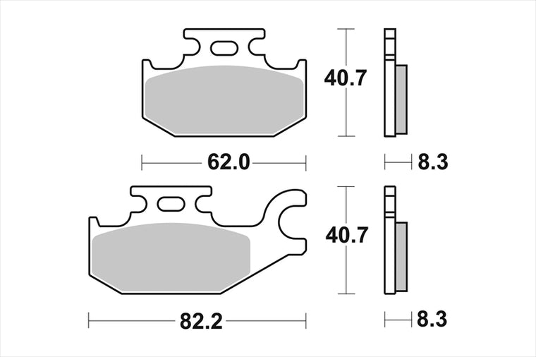 BREMBO SERIE ORO(ブレンボ セリエオロ) | セリエオロ ブレーキパッド SD | 07GR73SD