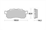 BREMBO SERIE ORO(ブレンボ セリエオロ) | セリエオロ ブレーキパッド SD | 07HO67SD