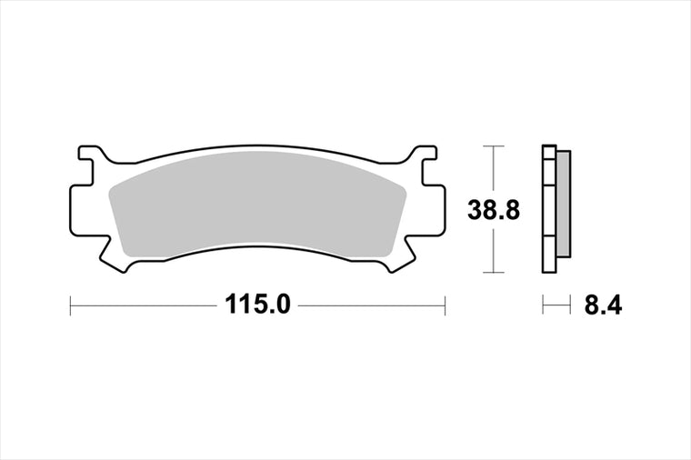 BREMBO SERIE ORO(ブレンボ セリエオロ) | セリエオロ ブレーキパッド SD | 07HO68SD