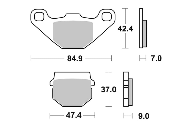 BREMBO SERIE ORO(ブレンボ セリエオロ)｜セリエオロ ブレーキパッド SD｜07KA12SD