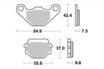 BREMBO SERIE ORO(ブレンボ セリエオロ)｜セリエオロ ブレーキパッド SD｜07KS04SD