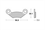 BREMBO SERIE ORO(ブレンボ セリエオロ) | セリエオロ ブレーキパッド SD | 07PO01SD