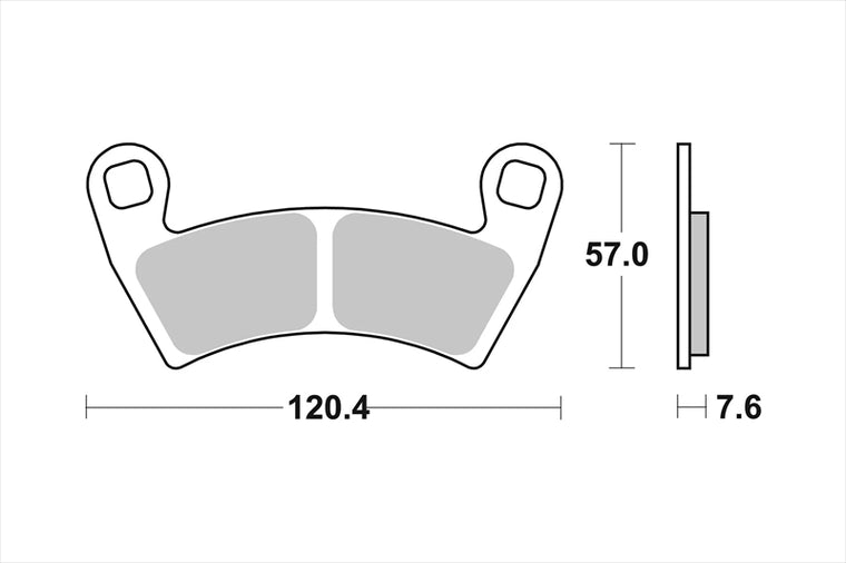 BREMBO SERIE ORO(ブレンボ セリエオロ) | セリエオロ ブレーキパッド SD | 07PO10SD