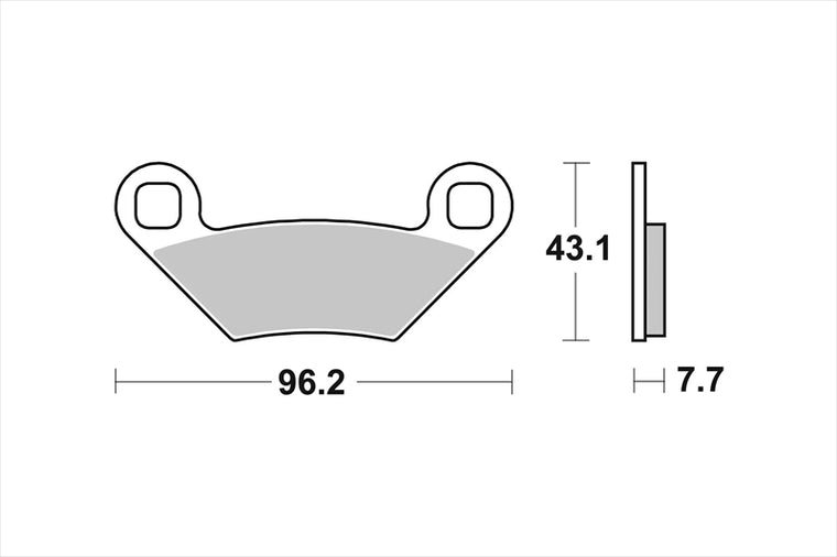 BREMBO SERIE ORO(ブレンボ セリエオロ) | セリエオロ ブレーキパッド SD | 07PO11SD