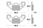 BREMBO SERIE ORO(ブレンボ セリエオロ) | セリエオロ ブレーキパッド SD | 07PO12SD