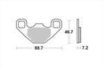 BREMBO SERIE ORO(ブレンボ セリエオロ) | セリエオロ ブレーキパッド SD | 07PO13SD