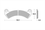 BREMBO SERIE ORO(ブレンボ セリエオロ) | セリエオロ ブレーキパッド SD | 07PO14SD