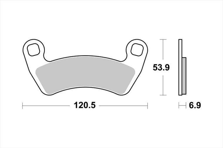 BREMBO SERIE ORO(ブレンボ セリエオロ) | セリエオロ ブレーキパッド SD | 07PO17SD