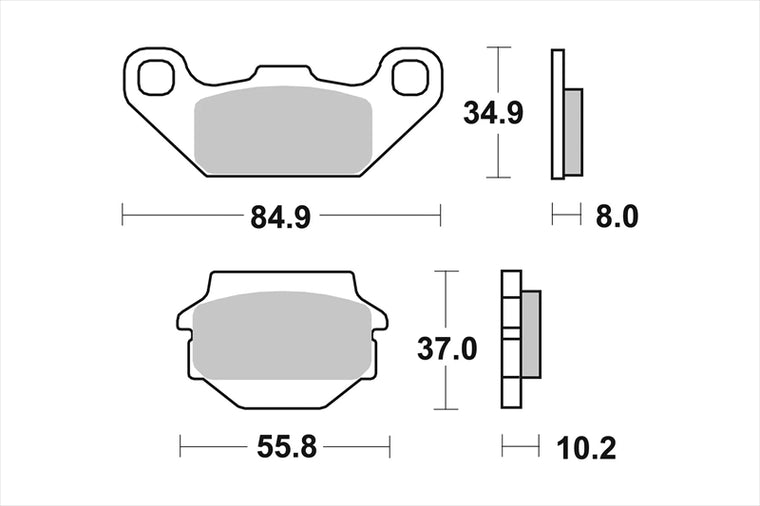 BREMBO SERIE ORO(ブレンボ セリエオロ) | セリエオロ ブレーキパッド SD | 07SU11SD