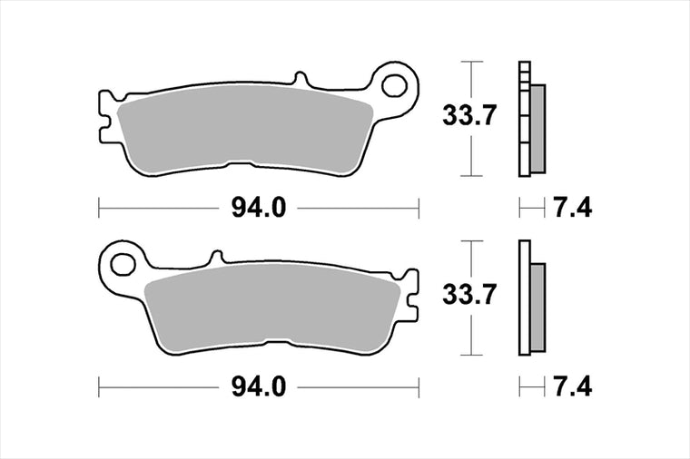 BREMBO SERIE ORO(ブレンボ セリエオロ) | セリエオロ ブレーキパッド SD | 07YA55SD