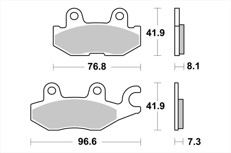 BREMBO SERIE ORO(ブレンボ セリエオロ) | セリエオロ ブレーキパッド SD | 07YA57SD