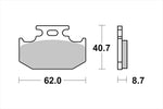 BREMBO SERIE ORO(ブレンボ セリエオロ)｜セリエオロ ブレーキパッド TT｜07KA12TT