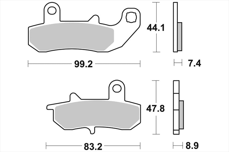 BREMBO SERIE ORO(ブレンボ セリエオロ) | セリエオロ ブレーキパッド TT | 07SU17TT