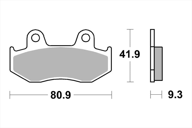 BREMBO SERIE ORO(ブレンボ セリエオロ) | セリエオロ ブレーキパッド XS | 07038XS