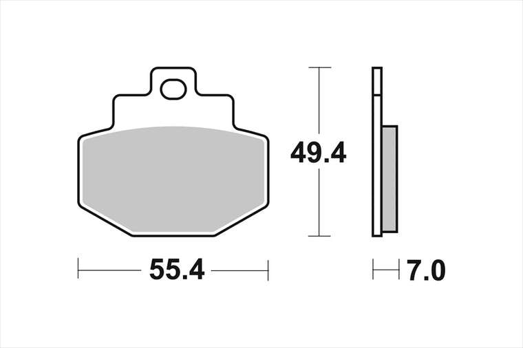 BREMBO SERIE ORO(ブレンボ セリエオロ) | セリエオロ ブレーキパッド XS | 07047XS