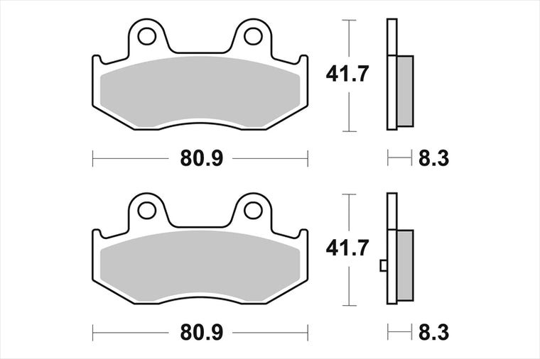 BREMBO SERIE ORO(ブレンボ セリエオロ) | セリエオロ ブレーキパッド XS | 07055XS