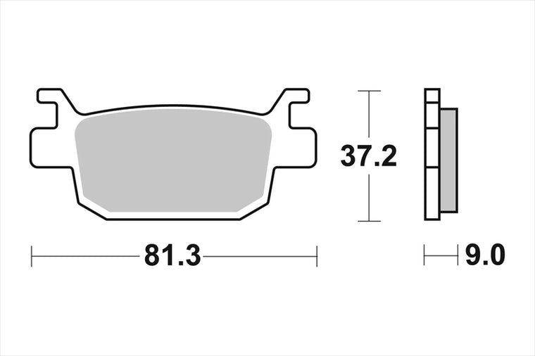 BREMBO SERIE ORO(ブレンボ セリエオロ)｜セリエオロ ブレーキパッド XS｜07064XS