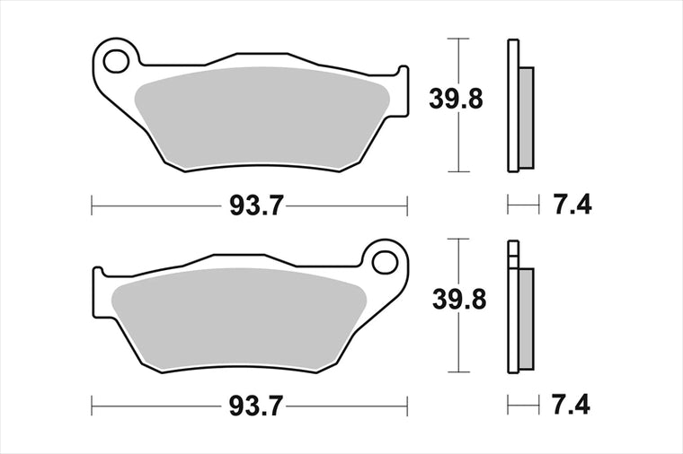 BREMBO SERIE ORO(ブレンボ セリエオロ) | セリエオロ ブレーキパッド XS | 07065XS