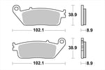 BREMBO SERIE ORO(ブレンボ セリエオロ) | セリエオロ ブレーキパッド XS | 07075XS