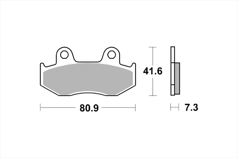BREMBO SERIE ORO(ブレンボ セリエオロ) | セリエオロ ブレーキパッド XS | 07078XS