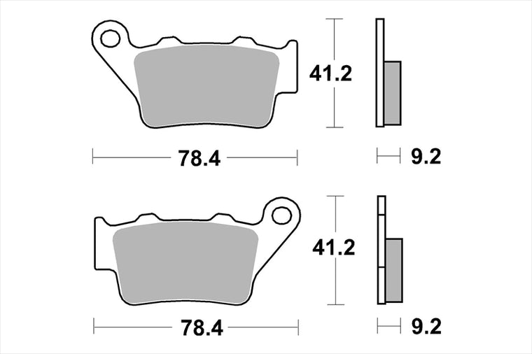 BREMBO SERIE ORO(ブレンボ セリエオロ) | セリエオロ ブレーキパッド XS | 07082XS