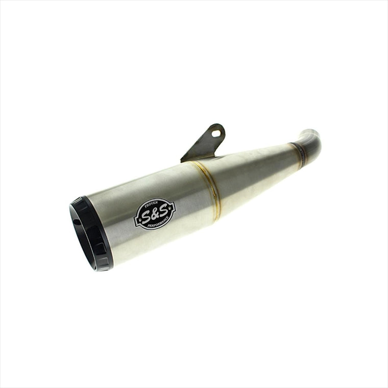 S&S Cycle Inc(エスアンドエスサイクル)GRAND NATIONAL スリップオンマフラー Brashed stainless550-1114