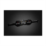 バイカーズ｜レバーセット 可倒式 カーブタイプ ブラック｜Y0356-BLK