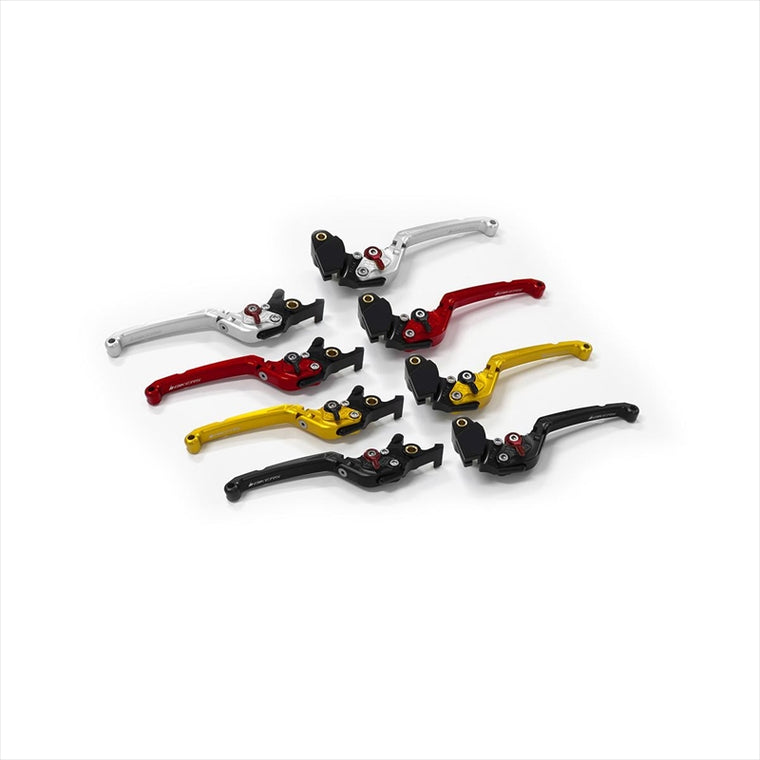 BIKERS(バイカーズ) | レバーセット 可倒式 フラットタイプ グレー | K0524-GRY | ZX-25R 20-24 Ninja650/Z650 17-25 Z900 18-24